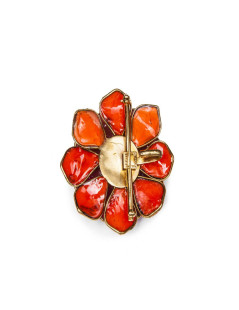 Broche orange