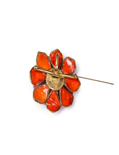 Broche orange