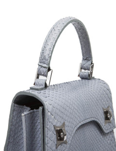 Sac GRATIANNE BASCANS python gris