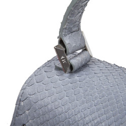 Sac GRATIANNE BASCANS python gris