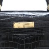 Sac Kelly 28 HERMES crocodile porosus Vintage