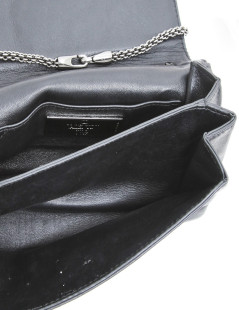 Pochette VALENTINO en cuir noir