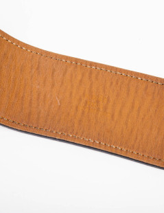 Manchette HERMES Homme en cuir marron