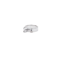 Bague collier de chien t 50 PM HERMES  en argent 925/1000