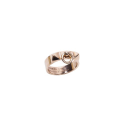 Bague Collier de chien en or rose PM T 52 