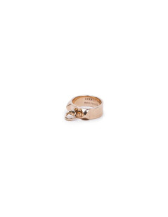 Bague Collier de chien en or rose PM T 52 