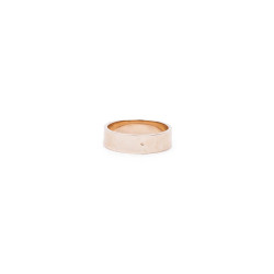 Bague Collier de chien en or rose PM T 52 