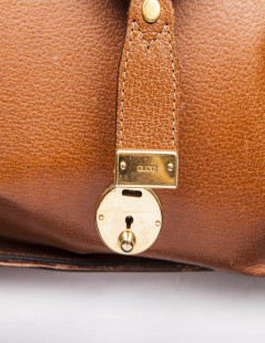 Sac de Weekend GUCCI en cir gold Vintage