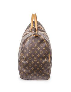 LOUIS VUITTON keepall 50 bag in brown Monogram canvas