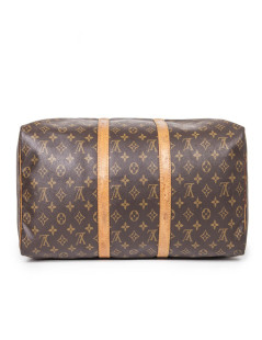 LOUIS VUITTON keepall 50 bag in brown Monogram canvas