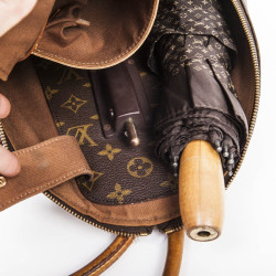 LOUIS VUITTON Backpack 'Sybilla' in Monogram Canvas with its Umbrella