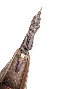 LOUIS VUITTON Backpack 'Sybilla' in Monogram Canvas with its Umbrella