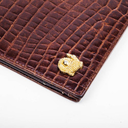 Portefeuille CELINE en crocodile Vintage