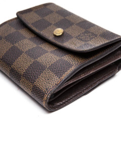 Porte monnaie LOUIS VUITTON en toile enduite monogram