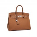 sac Birkin 35 HERMES cuir togo gold