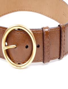 Ceinture PRADA cuir marron 