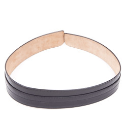 FENDI T75 black patent leather belt