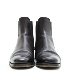 Bottines RALPH LAUREN cuir noir 