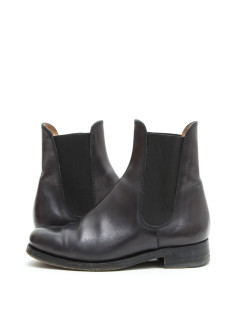 Bottines RALPH LAUREN cuir noir 