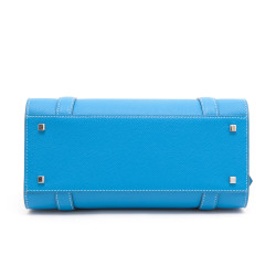 MOYNAT  BB 'Ballerine' bag in blue taurillon leather