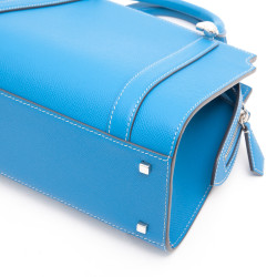 Sac MOYNAT cuir bleu