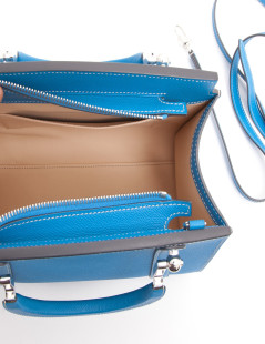 MOYNAT  BB 'Ballerine' bag in blue taurillon leather