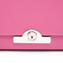  MOYNAT bag 'Rejane' model in candy pink leather