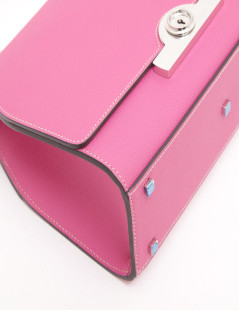  MOYNAT bag 'Rejane' model in candy pink leather