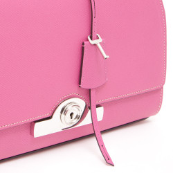  MOYNAT bag 'Rejane' model in candy pink leather