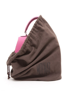 Sac MOYNAT cuir rose bonbon