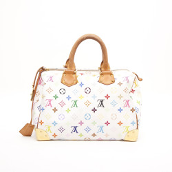 LOUIS VUITTON 'Speedy 30' bag in Murakami canvas