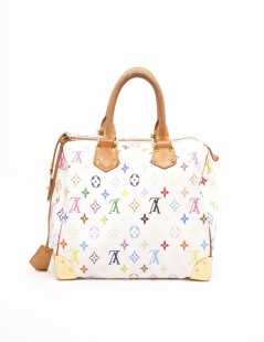 LOUIS VUITTON 'Speedy 30' bag in Murakami canvas