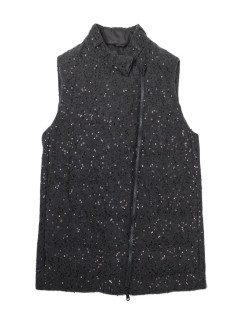 Gilet sans manches Brunello cucinelli gris avec sequins