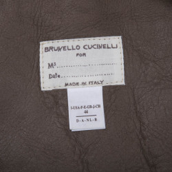 Gilet BRUNELLO CUCINELLI mouton retourné et renard