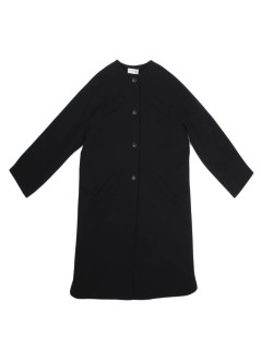 Manteau BALENCIAGA en laine noire T40