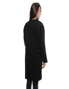 Manteau BALENCIAGA en laine noire T40