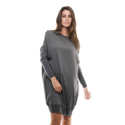 Robe BRUNELLO CUCINELLI T  en soie grise