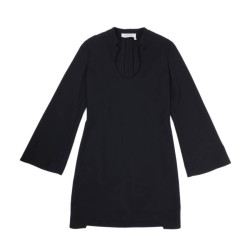 Robe YVES SAINT LAURENT T 38 laine noire