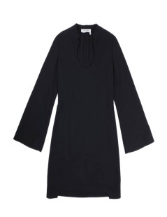 Robe YVES SAINT LAURENT T 38 laine noire