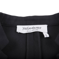 Robe YVES SAINT LAURENT T 38 laine noire