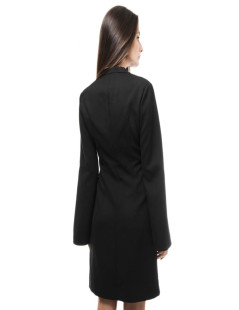 Robe YVES SAINT LAURENT T 38 laine noire