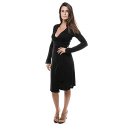 Robe DIANE Von FURSTENBERG T 36 FR jersey noire