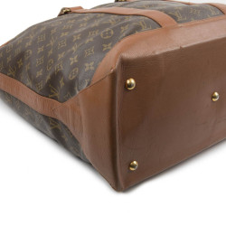 LOUIS VUITTON vintage Weekender bag in brown monogram canvas