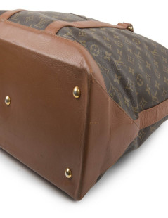 LOUIS VUITTON vintage Weekender bag in brown monogram canvas