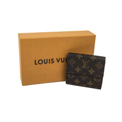 Porte monnaie LOUIS VUITTON en toile enduite monogram 