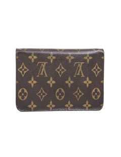  LOUIS VUITTON wallet in monogram coated canvas