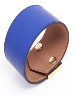 FENDI cuff in blue electric leather