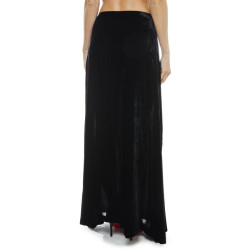 YOHJI YAMAMOTO long skirt in black silk velvet size 36 EU