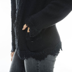 CHANEL black cashmere cardigan