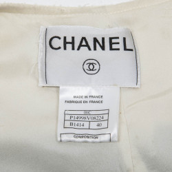 Ensemble CHANEL T 40 veste et jupe multicolore